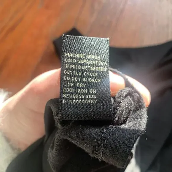 DG2 by Diane Gilman XS Navy Blue Chambray Tank Top Layer Sleeveless - Picture 10 of 10